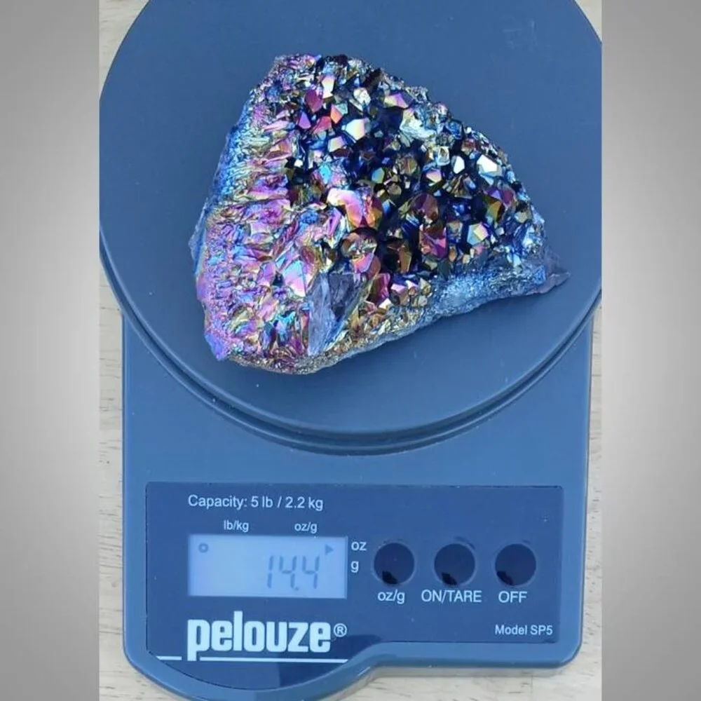 TITANIUM DRUSY / DRUZE stone crystal mineral chunk 01